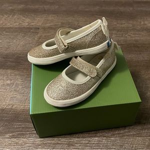 COPY - Kate Spade Keds gold Mary Janes